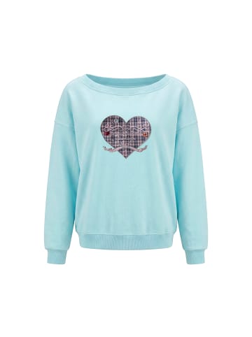 myMo Women Sweatshirt in Aqua