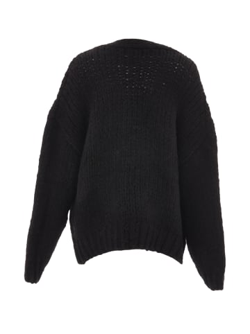 ebeeza Damen Strickjacke in Schwarz