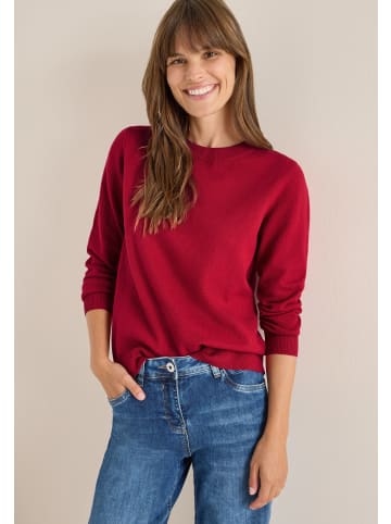 Cecil 'Softer Rundhals Pullover' Rot