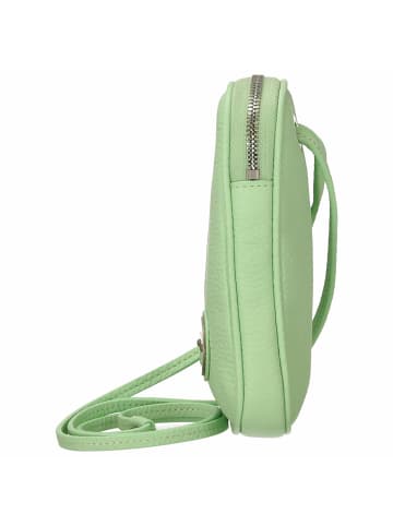 Lacoste Origin Croc - Handytasche mit Kontrast-Krokodil 17 cm in asch