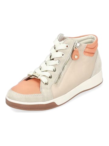 ara Sneaker in Beige/Orange