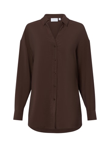 comma Bluse in schoko