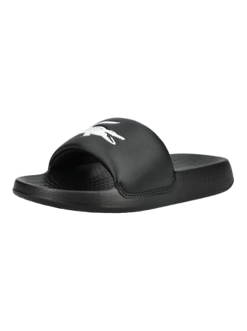 Lacoste Pantoletten SERVE SLIDE 1.0 Schwarz/Weiß