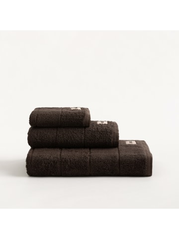 GAMUSI Handtuchset "Terry" in Schwarz