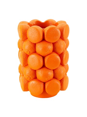Mauro Ferretti Orangefarbene Harzvase aus Orangen, Ø 19 x 28 cm