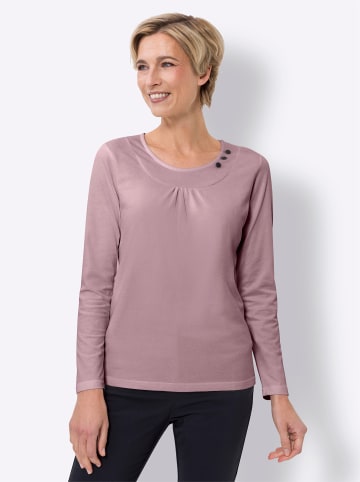 Sieh an! Rundhals-Shirt in mauve
