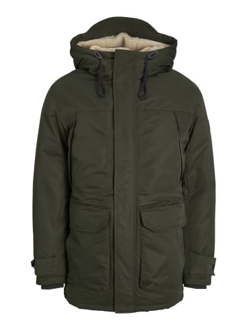 Jack & Jones Jacke 'Clip' in dunkelgrün