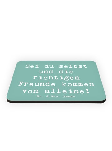 Mr. & Mrs. Panda Magnet Spruch Neue Freunde finden mit Spruch in Meeresbrise