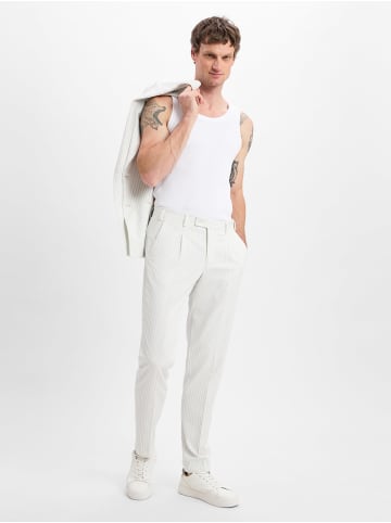 Finshley & Harding London Baukasten-Anzughose Hudson in weiß blau