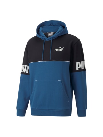 Puma Hoodie Pullover Colorblock in Blau