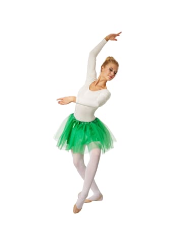 tectake Tutu aus 3-lagigen Tüll, grün