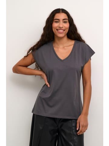 Kaffe T-shirt KAlise Relaxed fit in Black Oyster