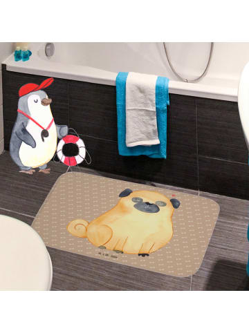 Mr. & Mrs. Panda Badteppich Mops ohne Spruch in Hundeglück
