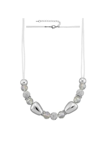 Steuer Modeschmuck Metall in weiß