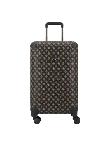 Guess Wilder 4 Rollen Trolley 64 cm mit Dehnfalte in brown