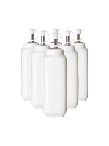 Ritzenhoff & Breker 2er Set Essig -/Öl-Flaschen Bianco 9,5 cm in weiß