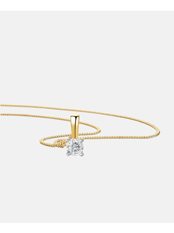 Diamant L'éternel Halskette aus 375 Gelbgold mit Diamant