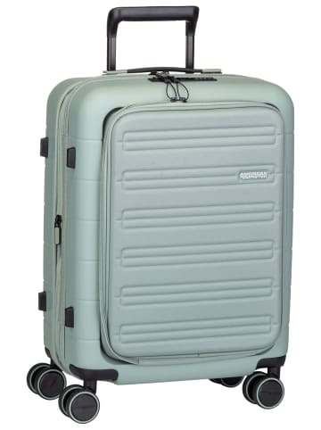 American Tourister Trolley Novastream Spinner 55 EXP Smart in Nomad Green