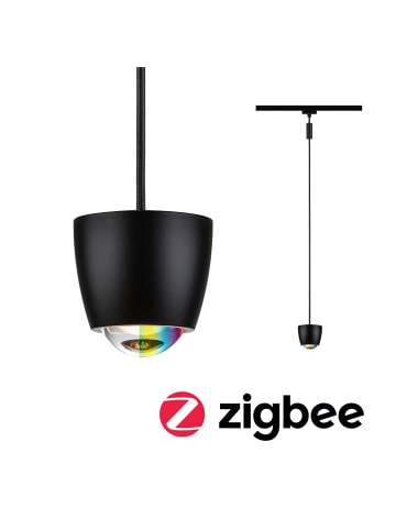paulmann URail Pendel Smart Home Zigbee 3.0 Tyros RGBW  200lm 4,5W RGBW+ dimmbar 230V Sc