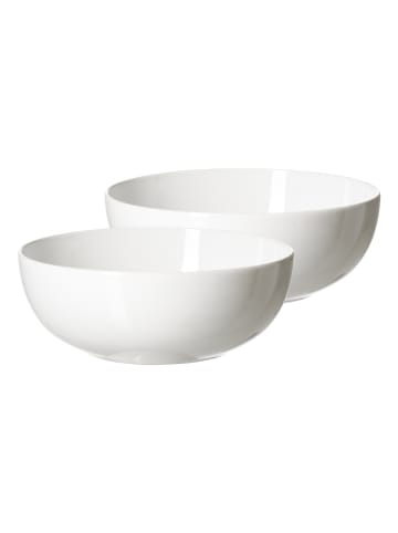 Ritzenhoff & Breker 2er Set Servierschalen Volos ø 22,5 cm weiß in weiß