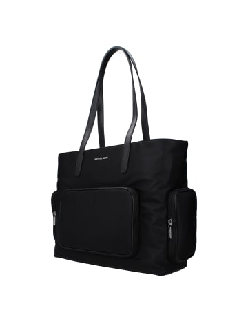 Michael Kors Schwarz Stoff Schulter Tasche