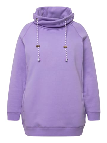 Ulla Popken Sweatshirt in blaues flieder