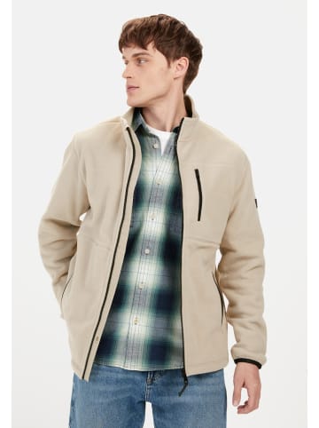 Camel Active Fleecejacke mit Stehkragen in Beige