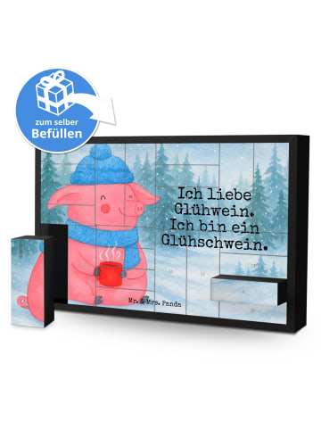 Mr. & Mrs. Panda Adventskalender Selbst Befüllen Schwein Glühwei... in Weiß
