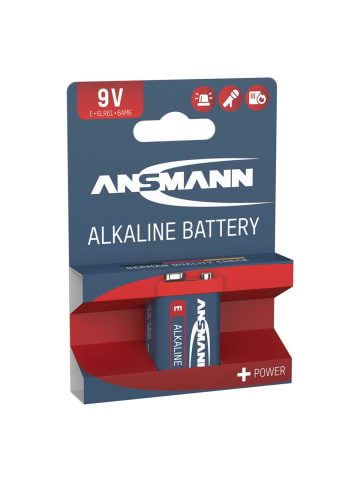 ANSMANN Batterie RED LINE 9V in Schwarz