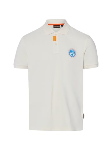 Napapijri Poloshirt E-Clanis in ecru orange - 0001