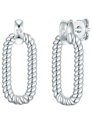 Lulu & Jane Ohrhänger Sterling Silber Diamant weiß in silber