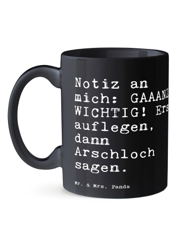 Mr. & Mrs. Panda cappuccinotasse Notiz an mich: GAAANZ... mit Sp... in Schwarz