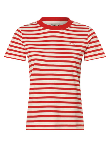 Gant T-Shirt in rot weiß