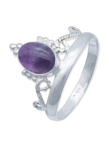 mantraroma 925er Silber - Ringe mit Amethyst