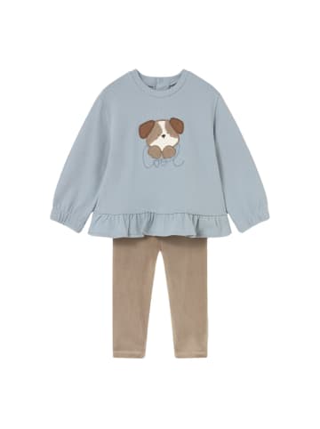 Mayoral Set Pullover & Leggings in maulwurf