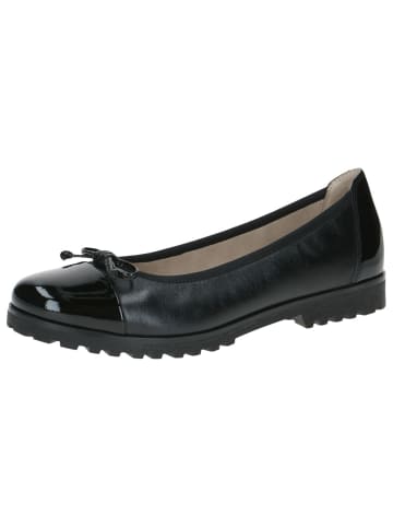 Caprice Ballerina in BLACK NAPPA