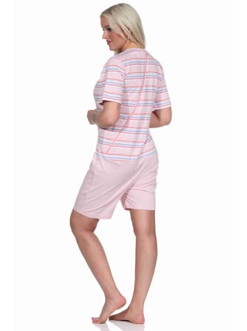 NORMANN Pflegeoverall kurzarm Reissverschluss - 73708 in rosa