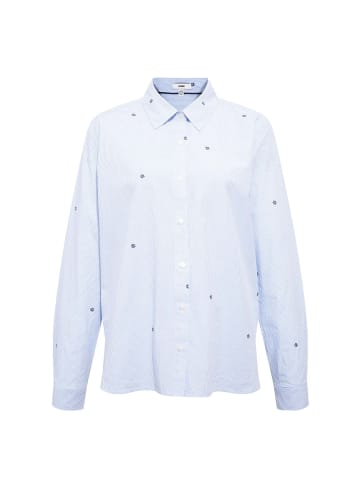 MAVI Langarmhemd Long Sleeve Woven in Oxford Striped Small Daisy Print