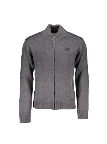 GianMarco Venturi Grau Baumwolle Herren Strickjacke