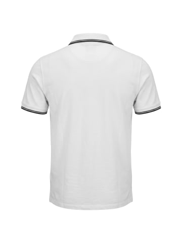 Sergio Tacchini Polo Shirt in gardenia/navy