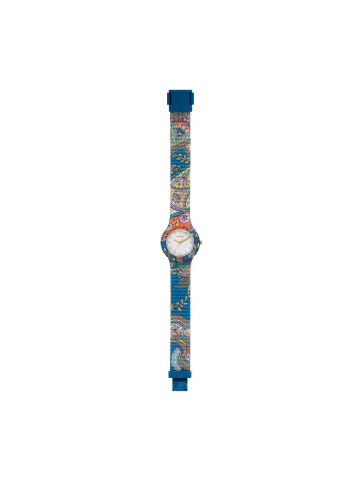 Hip Hop Uhren paisley weiss