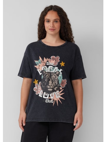 QS T-Shirt in 99D0_schwarz