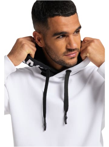 Bruno Banani Hoodie ohne Reißverschluss REED in Weiß