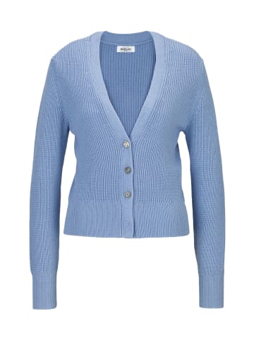 Replay Cardigan Comfort Cotton Blend - 5 Gg in blau