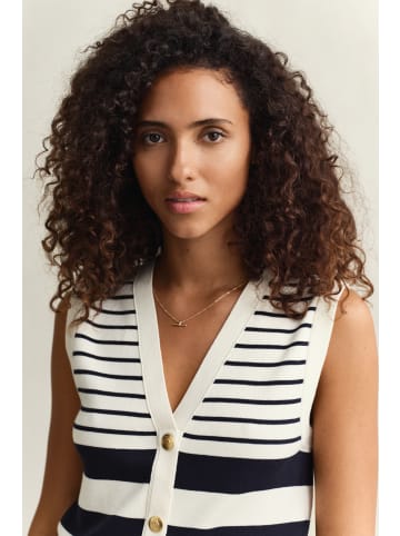 Gant Weste in beige marine - 0001