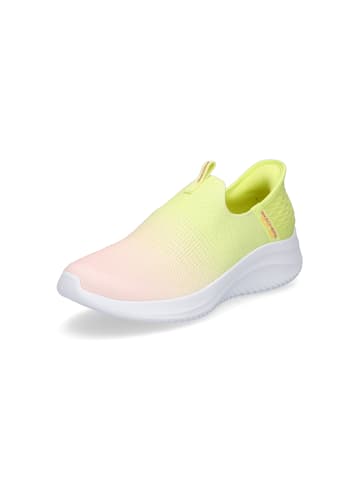 Skechers Slip-in Sneaker Ultra Flex 3.0 Beauty Blend in Gelb Pink