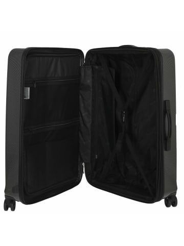 Check.In London 2.0 - 4-Rollen-Trolley 75 cm (orange) in carbon schwarz