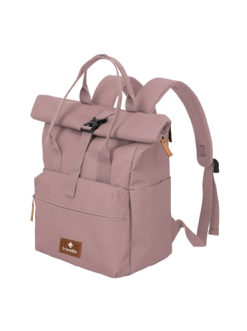 travelite Basics Daypack 37 cm Laptopfach in smoky rose