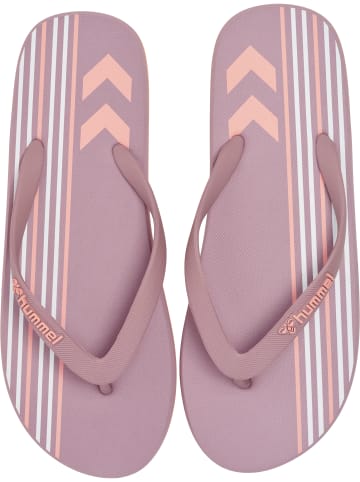 Hummel Sandalen & Poolschuhe Multi Stripe Flip Flop in WOODROSE