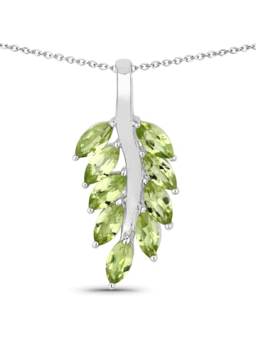 Rafaela Donata Kette mit Anhänger Sterling Silber Peridot grün in silber